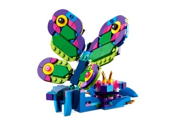 LEGO 31157 Egzotyczny paw Creator 3 w 1 motyl ważka