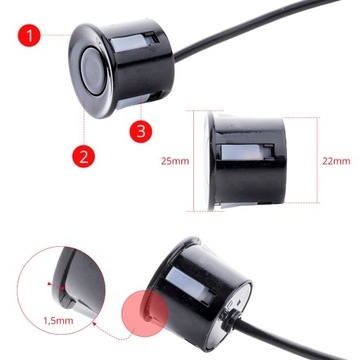 ДАТЧИКИ ПАРКОВКИ x4 PARKTRONIC EINPARTS 12V СВЕТОДИОДНЫЙ ДИСПЛЕЙ ОДОБРЕНИЯ
