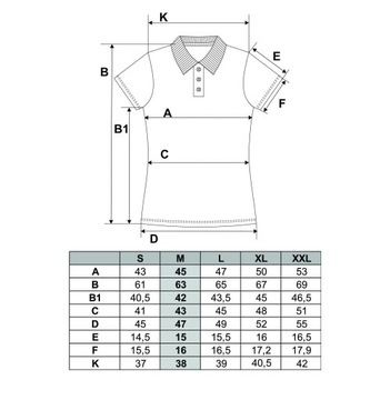 Damska KOSZULKA POLO Bawełniana T-Shirt Polówka Z Kołnierzykiem MORAJ L