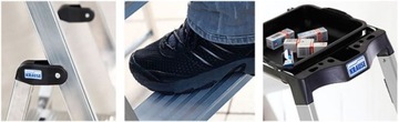 Лестница KRAUSE SECURY MultiGrip 1x4 2,85м 126528