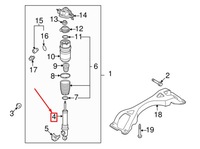 фото thumb №7, Audi q7 4l rear правый shock абсорбер 7l8513028n