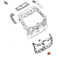 фото thumb №3, Ниша ручка внутренняя крышки багажника оригинал mazda 3 6 cx-5 cx-3 rx-8