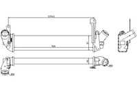 фото thumb №1, Nissens 96563 радиатор воздуха наддувочный