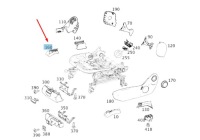 Купити Mb gla x156 передня частина правий seat inner rail cover a17691906009h68, фото thumb