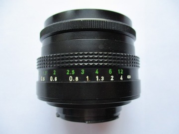 Pentacon 30 mm 1:3.5 - preselekcja przysłony - Exa