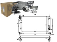 фото thumb №1, Nissens 64695 радиатор, система охлаждение двигателя