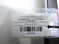 фото thumb №7, Молдинг ущільнювач лівий задня mercedes w211