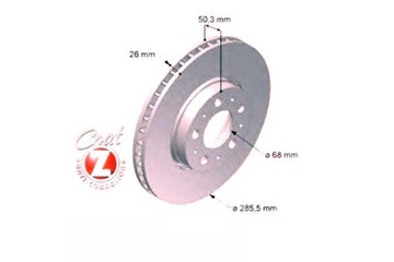 фото thumb №2, Комплект диск тормозных zimmermann s c3v019abe a