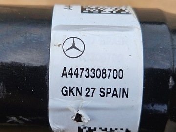 фото thumb №9, Правая полуось передняя wał mercedes vito v-klasa eqv w447 a4473308700