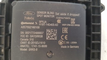 фото thumb №5, Ford fiesta mk8 датчик модуль датчик мертвого pola h1bt-14d453-ad