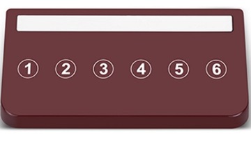 6-клавишная кнопка передатчика