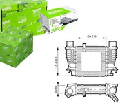 фото thumb №1, Valeo интеркулер renault clio modus 1,5 dci 05-