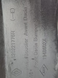 фото thumb №8, Dacia duster ii 2 lift бампер перед передній