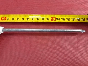 Пастушеский кол, белый шест, 105 СМ, с волокном
