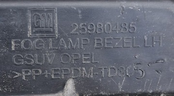 фото thumb №9, Opel mokka ґрати галоген бампера перед 25980486 25980485