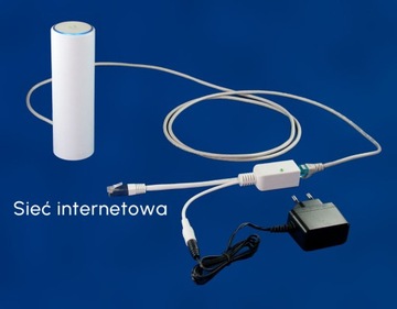 Инжектор Gigabit Ethernet, совместимый с MikroTik — для источника питания постоянного тока PoE 2,1/5,5 мм