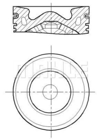 Поршень mahle 013 pi 00155 001 Цена, фото thumb