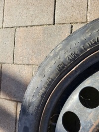 Колесо запасне докатка opel astra h 2160132 115/70 r16 115 70 r16 5x110 Оригінал, фото thumb