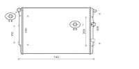 фото thumb №15, Радиатор seat alhambra 1.4tsi 10- mahle cr 2032 000s радиатор, система