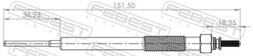фото thumb №3, Свеча зажигания żarowa do isuzu d-max ii 2.5