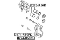 фото thumb №2, Втулка напрямна супорт гальма передній nissan terrano r50