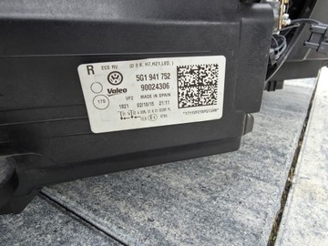 фото thumb №14, Vw golf 7 vii 5g1 лампы перед bi ксенон динамический led 5g1941753 5g1941752