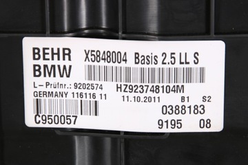 фото thumb №11, Bmw f01 f06 f10 f11 отопитель комплектная воздуходувка европа 9202574 9248171