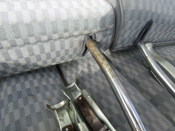 фото thumb №10, 21 mercedes w201 190 серый диван зад задняя pod подголовники + направляющие