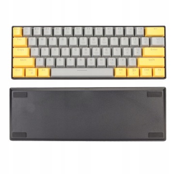 МЕХАНИЧЕСКАЯ КЛАВИАТУРА 60% RGB СЕРЫЙ СВЕТОДИОД