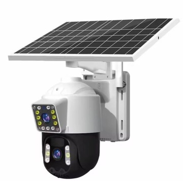 Внутренняя IP-камера, уличная 4K SOLAR CAMERA 2 LENSES