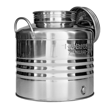 BECZKA bańka ANTAŁEK ze stali INOX 30L z kranem na wodę olej bimber ocet
