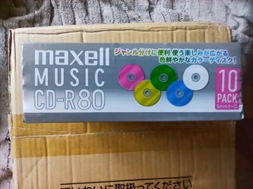Maxell CD-R Audio Music Color MIX 10szt