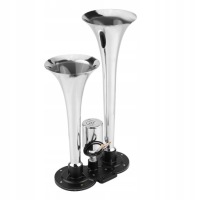 фото thumb №11, Подвійний клаксон сигнал głośna хром 12 24v