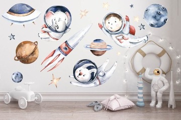 наклейки на стену детские КОСМОС 240