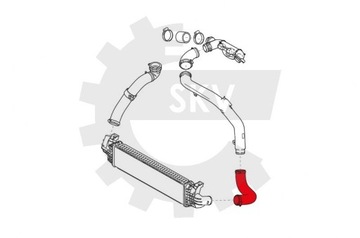 фото thumb №15, Skv шланг турбіни volvo c30 s40 ii v50 1.6 d 24