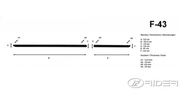 фото thumb №10, Kia rio 2017- планки бічні