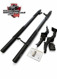 фото thumb №7, Пороги боковой чёрные с накладки vw amarok 2009-2022 пороги трубопровод