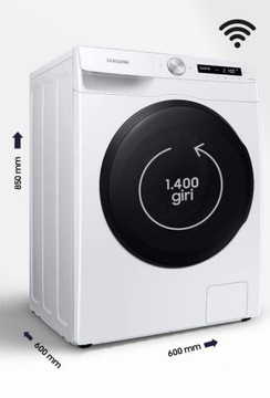 Стиральная машина Samsung WD10T534DBW Ai Control 10,5/6 кг 1400 об/мин EcoBubble