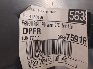 фото thumb №8, Боковина обивка дверь правых передних dacia logan iii 3 sandero 21r