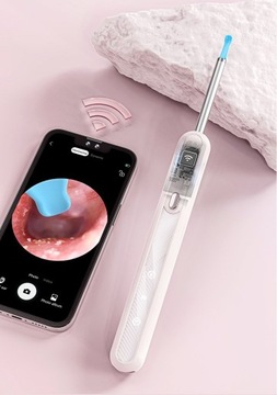 УМНЫЙ ОТОСКОП ДЛЯ ВОСКОВ ДЛЯ ЧИСТКИ УШЕЙ ПРИЛОЖЕНИЕ WIFI КАМЕРА ANDROID IOS LED 8MP