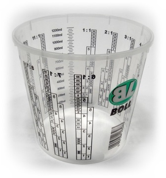 POJEMNIK PLASTIKOWY Z PODZIAŁKĄ 10:1, 1300ml PASUJE 0070237 BOLL