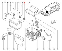 фото thumb №5, Клемма аккумулятор минусовая renault dacia nissan 250825784r оригинальная