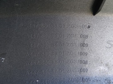 фото thumb №11, Бампер перед mercedes v klas vito w447 рестайлинг ночь