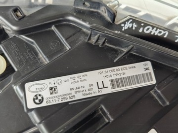 фото thumb №12, Лампа левая фара bmw 3 f30 f31 12- ксенон led некорректируемый