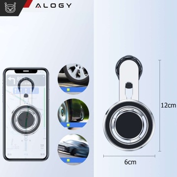 АВТОМОБИЛЬНЫЙ ДЕРЖАТЕЛЬ MAGSAFE ДЛЯ IPHONE 14 13 12 RING