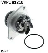 фото thumb №8, Водяна помпа  seat/vw/skoda 1,4/1,6 ibiza 93-02 /polo 94-01/octavia 96-04