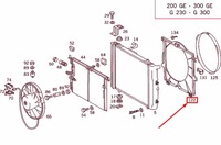 фото thumb №7, Mercedes-benz klasa g w463 захист вентилятора a4635050555 оригінальна