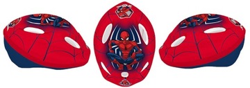 4x OCHRANIACZE KASK ROWEROWY DZIECKA SPIDERMAN RED