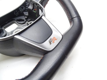 фото thumb №9, Руль кожа срезанная лепестки seat ibiza iv рестайлинг fr 6j0419091