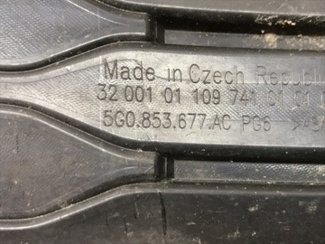 фото thumb №11, Vw golf 7 vii r-line рестайлинг 16- решётка бампера передней перед 5g0853677ac